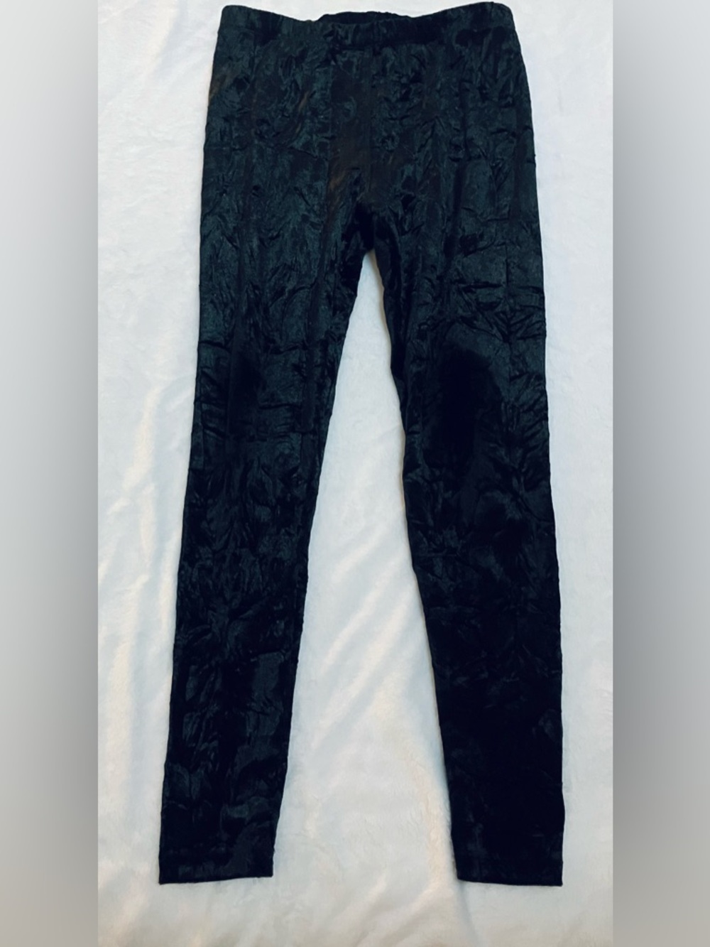 NWOT  Girls Velvety Derek Heart black Crimped leggings, 7:8 Bundle Deals!